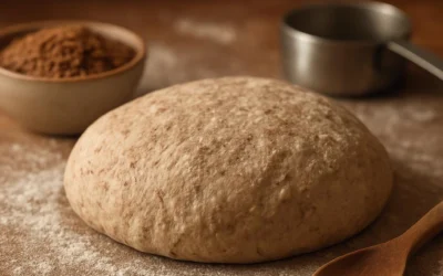 Pizza Dough (With Flax Flour) Half Recipe